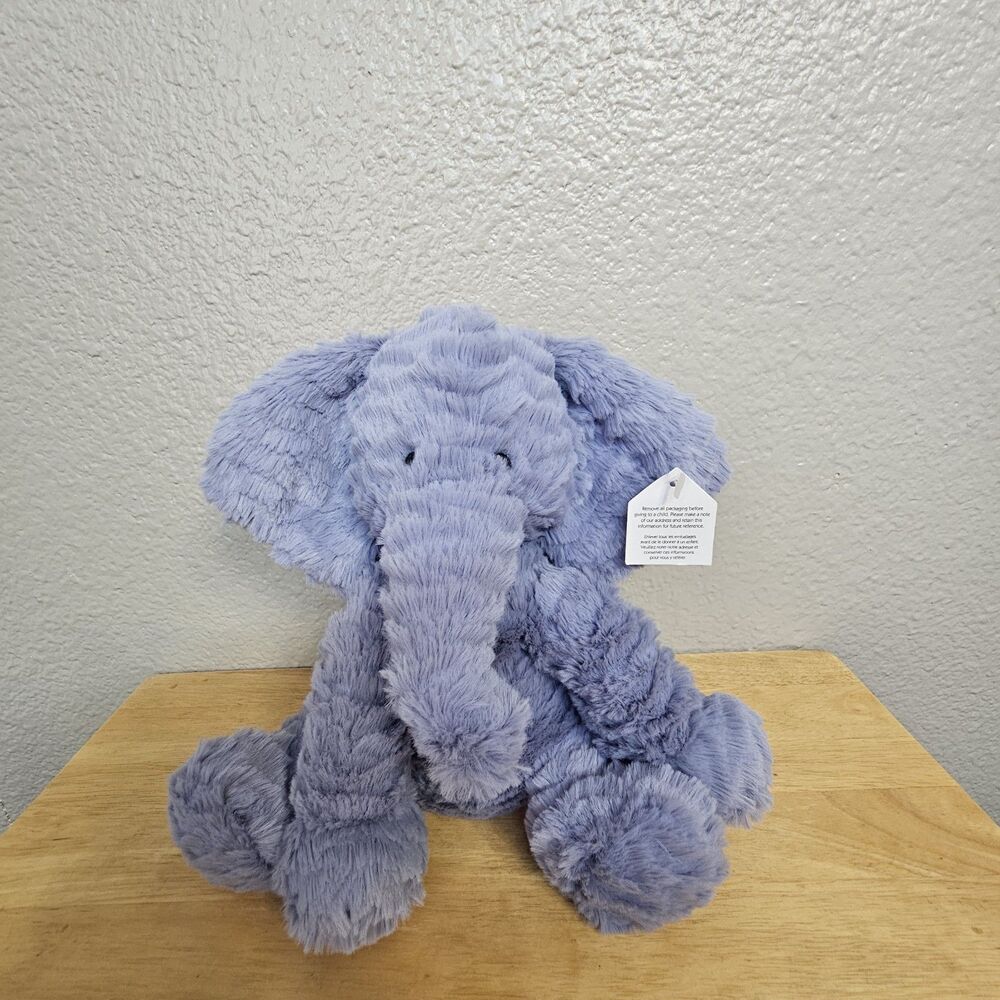 Jellycat London Lavender Elephant Plush Stuffed Animal Soft Fuzzy Toy